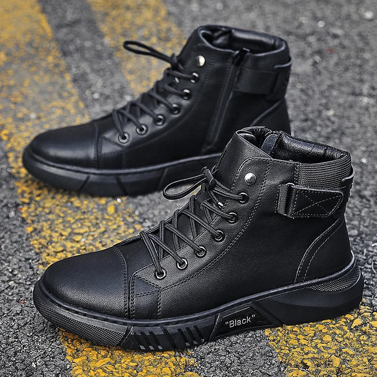 🔥Last Day 49% OFF! 2024 Men's Genuine Leather Martin Boots