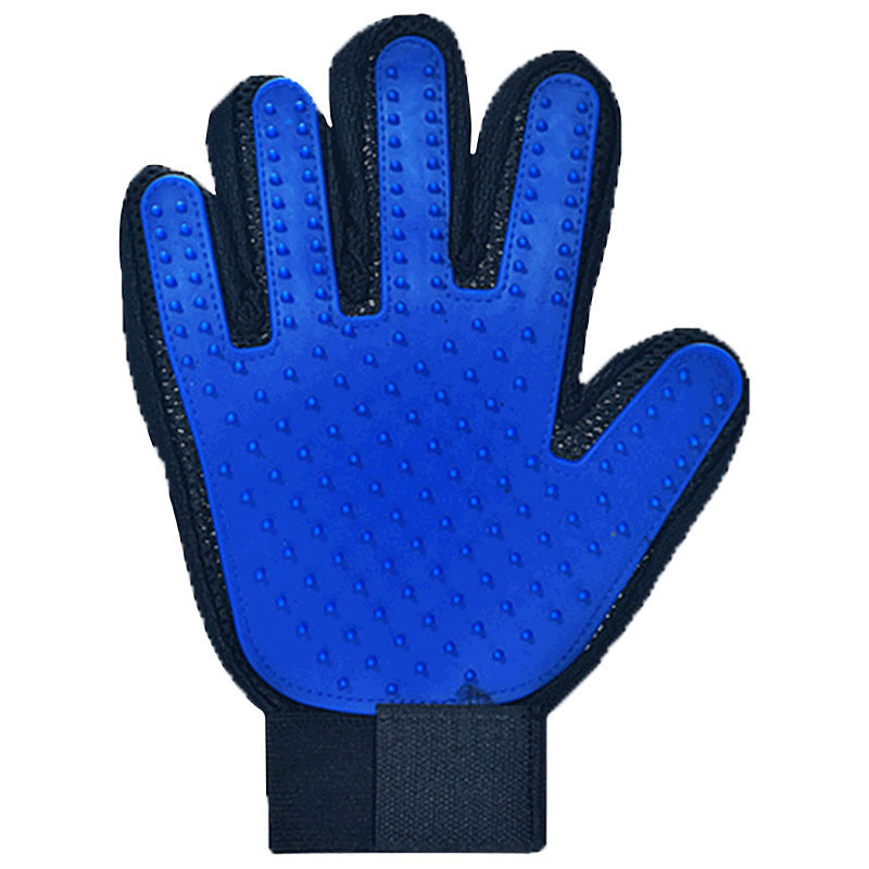 5-Finger Pet Grooming Glove for Cats & Dogs