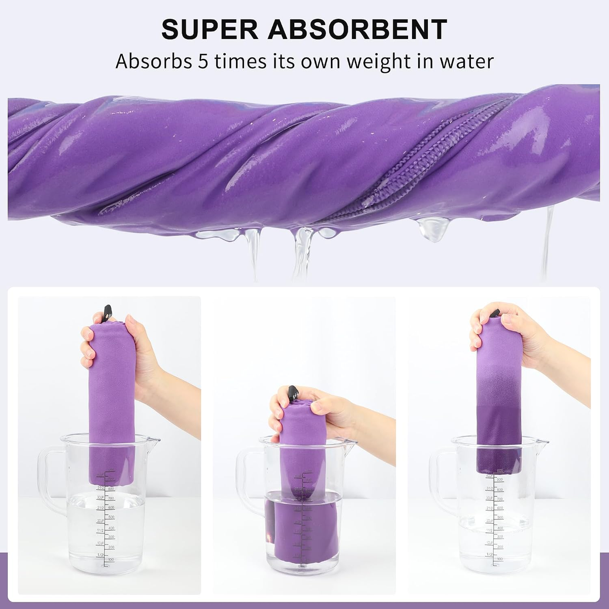 Microfiber Towel Quick Dry Camping & Travel & Gym Towel